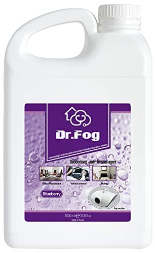 Drfog Deodorizing and Antimicrobial Agent 33.8 fl oz Blueberry, Deodorant Antibacterial Fog Fluid, Odor Eliminator, Car Deodorizer, Odor Remover, Carpet Cleaner, Fog Fluid, Home Deodorizer