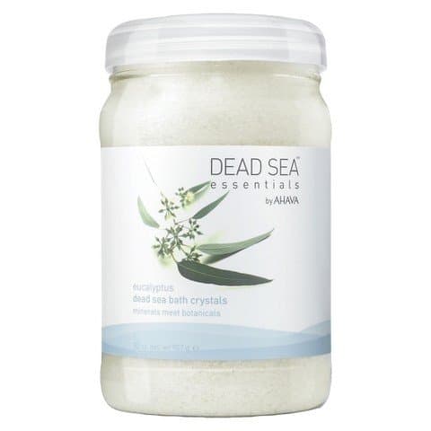 Dead Sea Essentials by AHAVA Invigorating Eucalyptus Dead Sea Bath Crystals, 32 Fluid Ounce