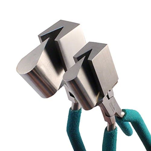 Wubbers Teardrop Mandrel Pliers, Set containing Medium and Large Size Pliers, with Plier Care Article by Jewelry Artist Charlene Anderson