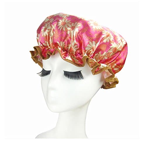 dolly2u Quality Thickening Shower Cap Double Layers Waterproof Bath Cap Sunflower, Rose