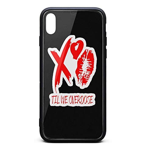 iPhone X/iPhone Xs Case xo-red-The-Weeknd- Shock Absorption Slim Soft TPU Protective for iPhone X/iPhone Xs