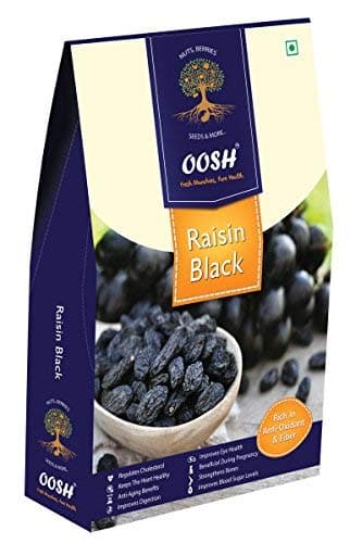 OOSH Seedless Black Raisin, 250 g