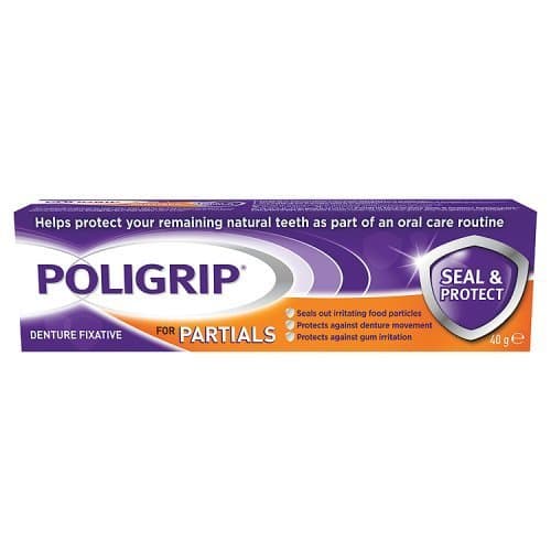 Polygrip For Partials New Seal And Protect 40g ( PACK OF 3 )