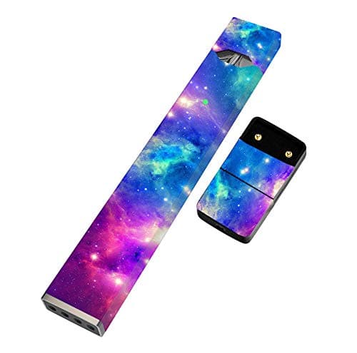 Skin Decal Wrap for Pax JUUL Full Coverage for Device Charger Pods | Protect from Scratches | Best Juul Skin Wrap (Device not Included) | Beautiful Stickers Wraps for Juul Devices (Galaxy)