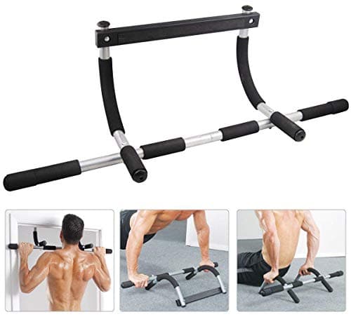Coroid Pullup Bar for Home Multi-Grip Handle for Chest Press Chin-Up/Pull-Up Bar, Push up Bar Heavy Duty Doorway Trainer for Home Gym Fitness Exercise for Men and Women(abs exercise equipment for home) (pullup bar for home)