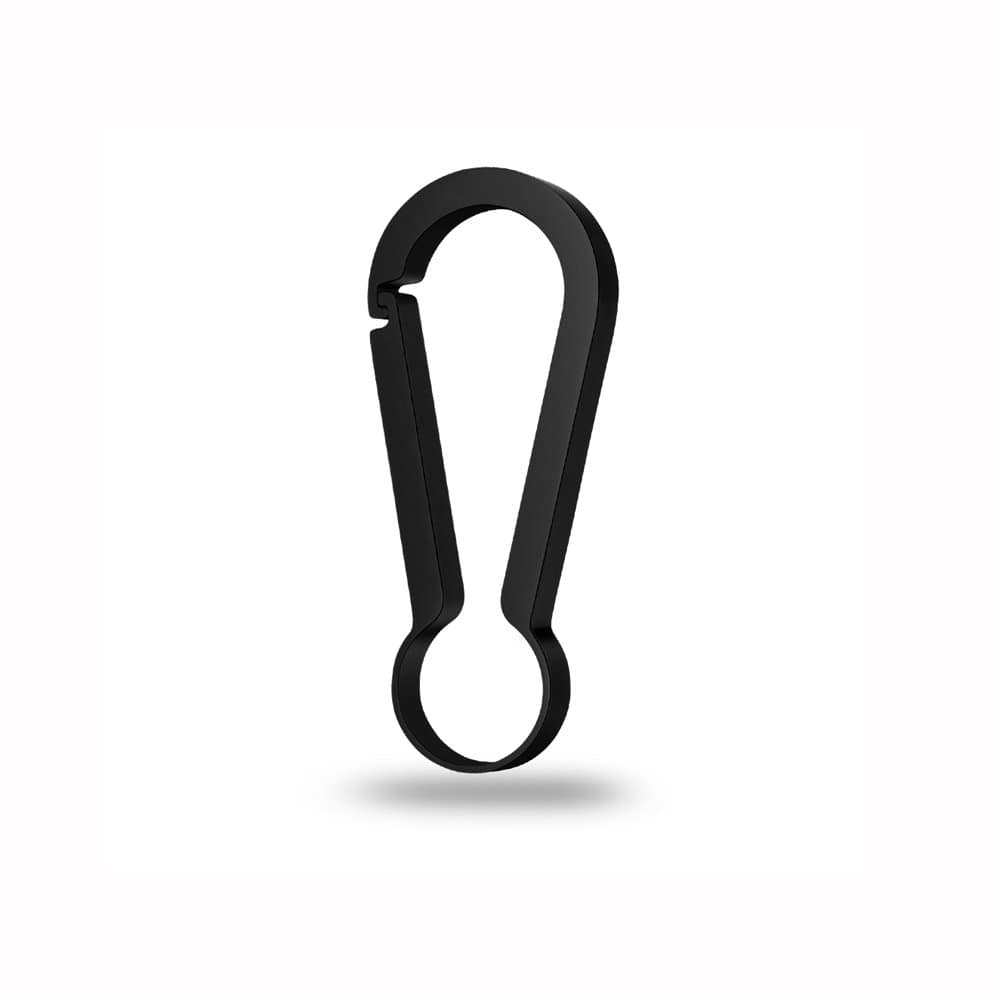 NUBARKO Keychain Carabiner Hook Key Clip, Quick Release Titanium Spring Snap, Super Lightweight （2.3"