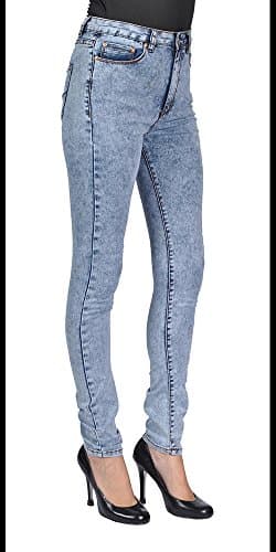 Stretch Denim Womens Light Stone Jeans Light Acid