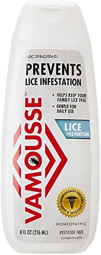 Vamousse Lice Prevention Daily Shampoo Application 8 oz (Pack of 3)