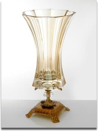 Classic Touch CRV159 Murano Crystal Vase