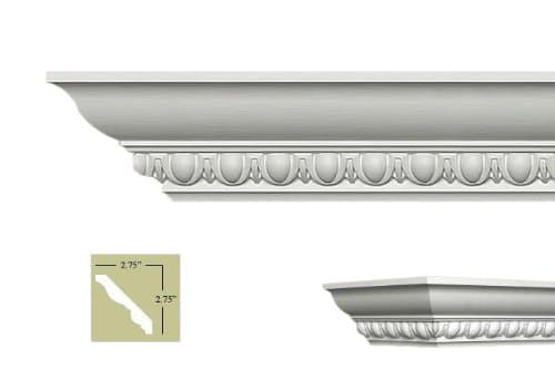 Lancrest-Egg & Dart - 4" Molding