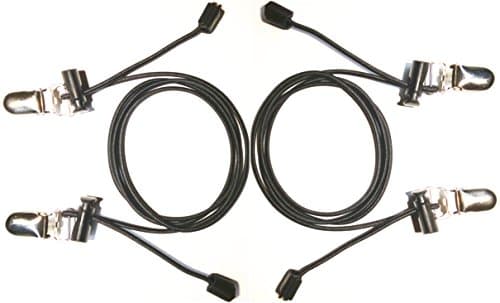 Laakso Bed Sheets Clips Corner Holders 2pcs/Set Straps Suspenders Adjustable Black Elastic Bed Sheet Fasteners Clips Grippers Mattress Cover Sheet Bed Suspenders