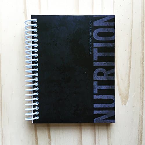 TrainRite Compact Nutrition Journal – Black