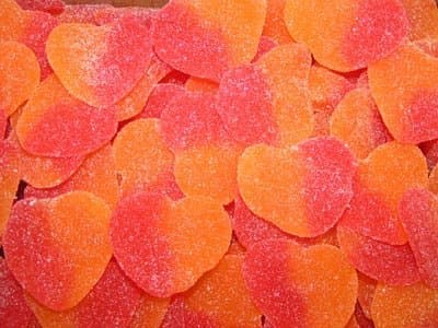 Sour Peachy Hearts