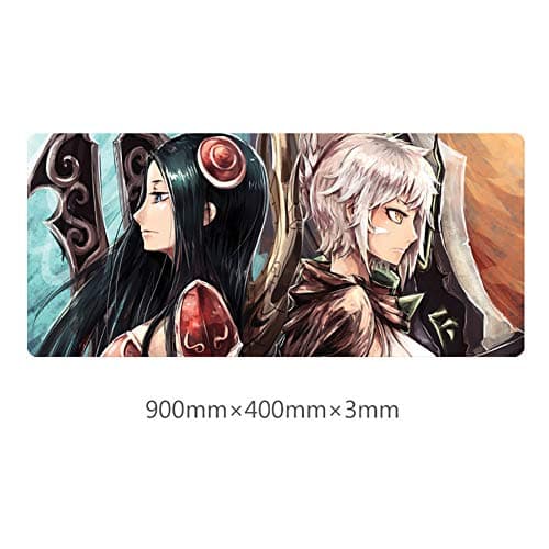 BEP Oversized Office Gaming Mouse Pad (400 X 900 X 3mm) LOL Riven Mouse Pad