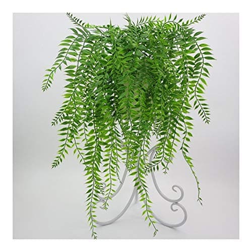 Romantic Night 99 Artificial Plants 3 forks Plastic Artificial Ivy Leaf Garland Plants Vine Fake Foliage Home Decor Artificial Grass Wall Balcony Hanging Plants ###145