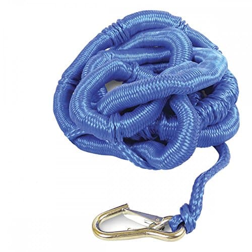 SandShark Bungee Dock and Anchor Line. Stretches to Reduce Pull on Anchor. Available in Blue or Black. (Blue)