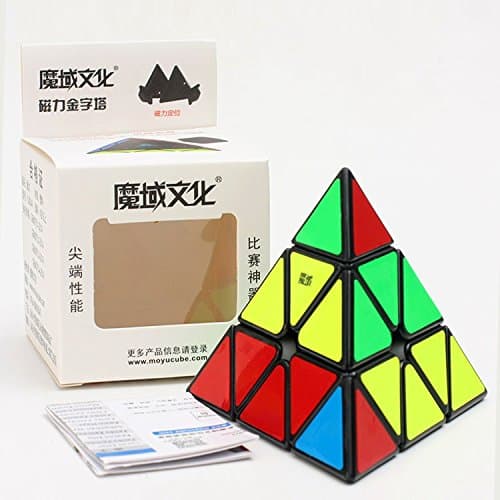 HelloCube MoYu Magnetic Pyraminx Cube Black Speed Cube