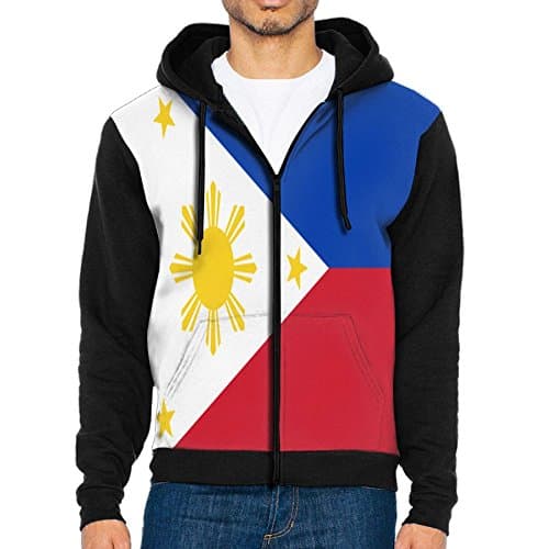 Philippines Flag MensHit Color Baseball Jacket