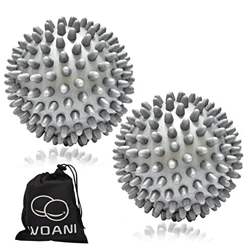 Two Pack Premium Grade Spiky Massage Ball- Deep Tissue Foot Massager Myofascial Release - Ideal for Plantar Fasciitis