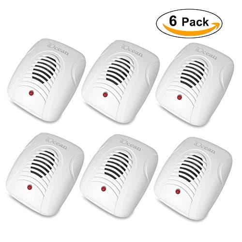 Pest Repeller,Mice Repeller, Mosquitoes Repeller, Pest Control Reject Hocean Latest Ultrasonic Technology ECO Safe Kids Pets Friendly Pest Repellers for Mice,Mosquitoes,Ants,Spiders,Roaches (6)