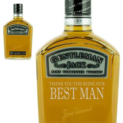 Best Man Engraved Jack Daniels Gentleman Jack