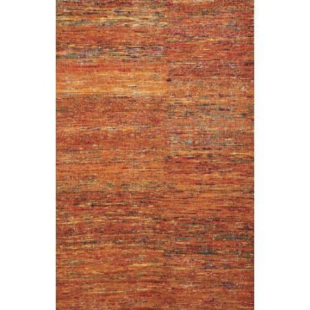 Chic Orange Hand-Woven Accent Rug 2'x3'