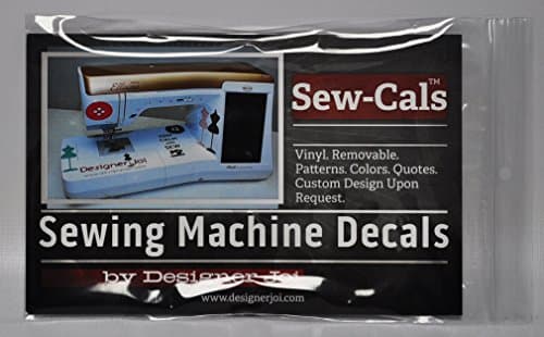 Sew-Cals Vinyl Removable Patters Sewing Machine Decals