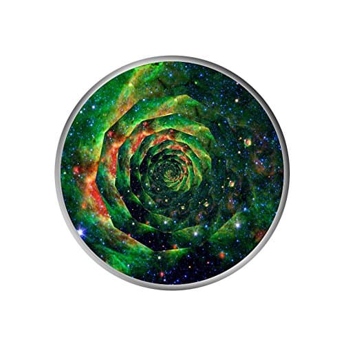 Smart Phone Pop Stand and Grip Socket for Smartphones and Tablets - Pop white Galaxy Whirlpool