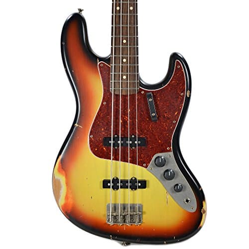 Nash JB-63 3-Tone Sunburst Medium Aging w/Tortoise Pickguard &amp; Lollar Pickups