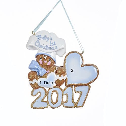 2017 Baby's First Christmas Gingerbread Boy Ornament