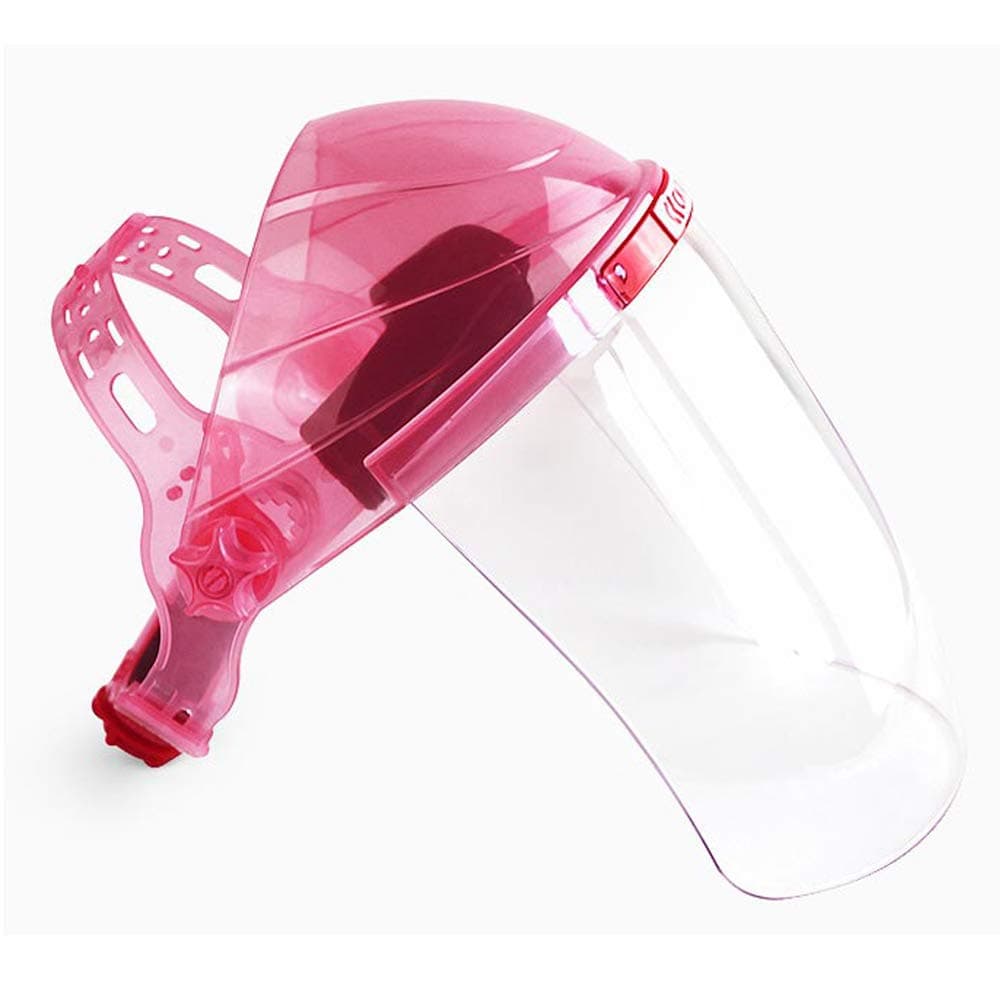 HUOFEIKE Full Face Shield Adjustable Mesh Visor Industrial Safety Face Shield Protection Safety Helmet for Kitchen Chainsaw Gardening Logging Brushcutter Forestry