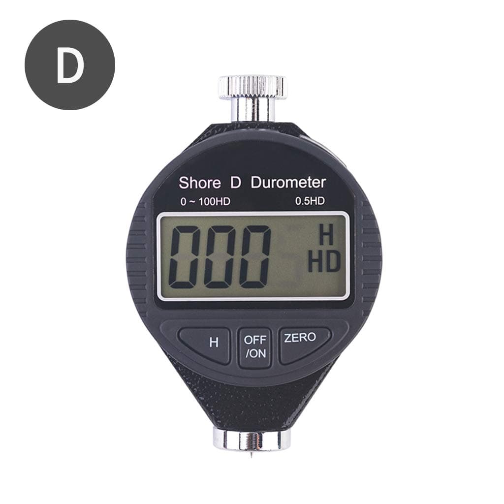 Digital LCD Hardness Durometer Tester 0-100HA Shore C D Meter For Rubber Plastic Leather Multi-resin Multi-grease