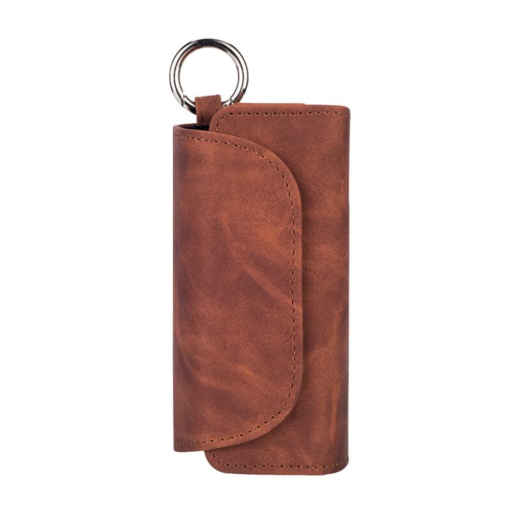 Case Cover for IQOS 3.0 Electronic Cigarette Protective Holder Iqos Case Leather,Brown