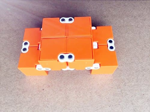 Hankin Infinity Cube Rubik's Cube Office Decompression Stress Reducer Perfect Killing Time Toys Infinite Cube For ADD, Anxiety, and Autism Adult and Children(orange)