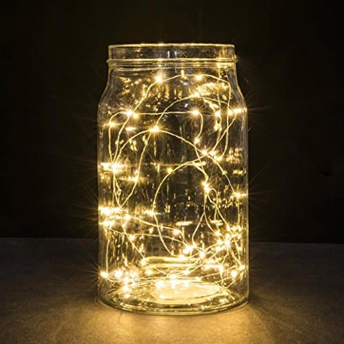 LED 1M String Light Ularmo 10 LED Copper Wire Fairy Lights Outdoor Indoor Decor for Christmas Wedding Party (warm white)