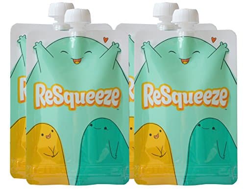 ReSqueeze Reusable Food Pouch 9 oz. (4-pack)