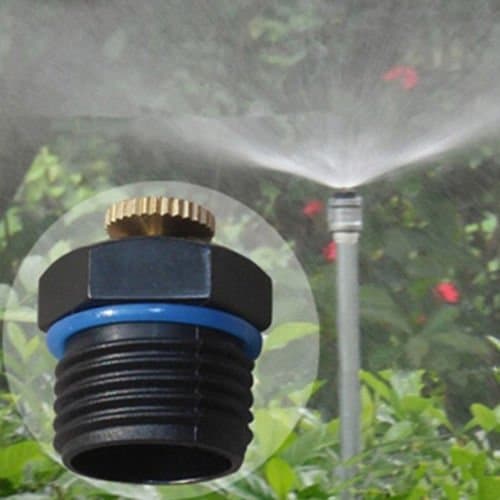 1/2 Inch Adjustable Brass Spray Nozzle Garden Irrigation Micro Sprinkler