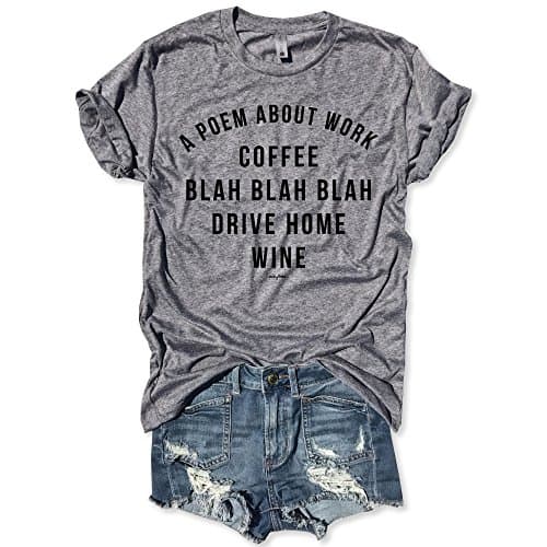 Poem About Work Unisex Triblend Tee (UNISEX MEDIUM)