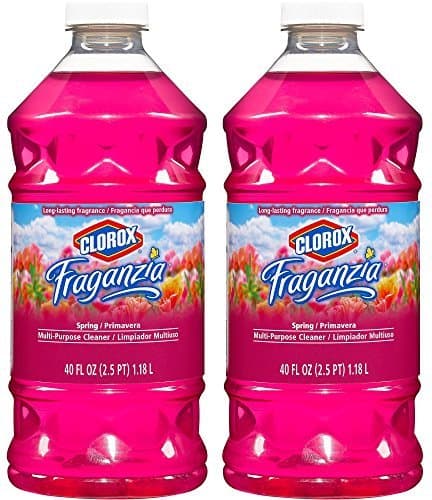 Clorox? Fraganzia? Multi-Purpose Cleaner, Spring Scent, Two 40 Fl. Oz Bottles (80 fl oz total) by Fraganzia