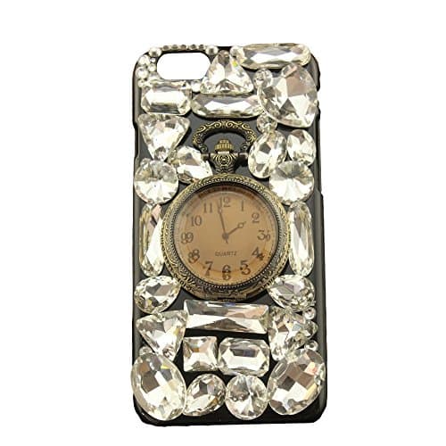3d Crystal Rhinestone Clock Samsung Galaxy Note4 Case Bling Gemstone Luxury Galaxy Note4 Case