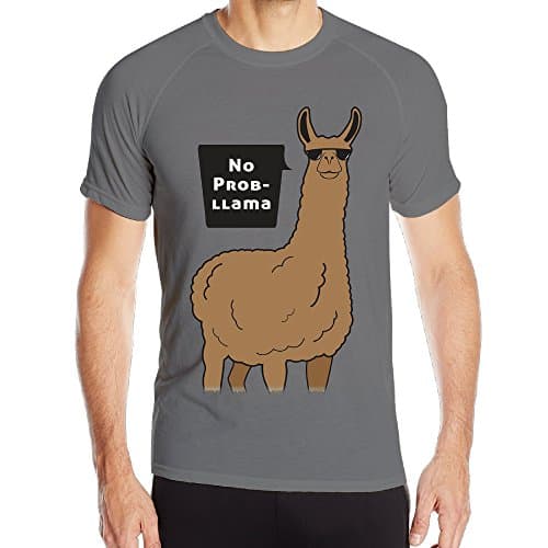No Prob Llama Men Training T Shirts Special Design