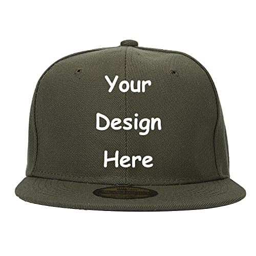 Custom Personalized Adjustable Plain Snapback Cap Design Picture or Text Print Hat