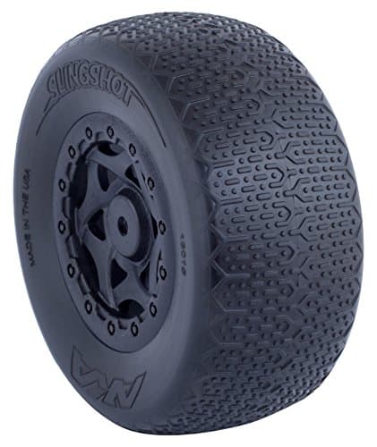 AKA 1: 10 Short Course Typo Wide (Super Soft) Complete Wheel with Red Insert (SC 10 4x4)