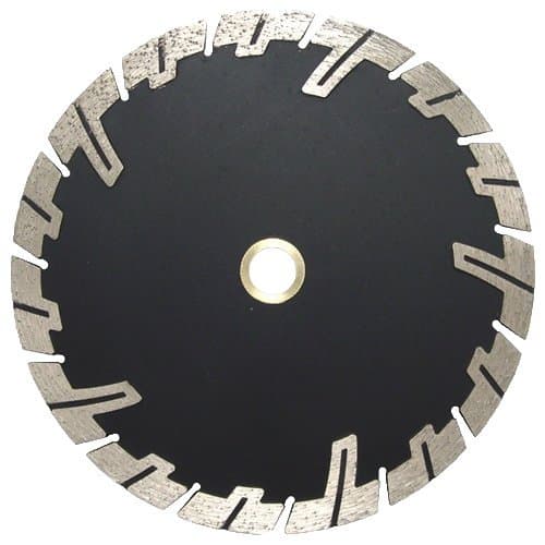 Aggressive Samurai Style "Sabre" Drop Segment Diamond Saw Blade! Undercut Protection for Granite! Lame De Diamante / Diamantklinge / Lama Diamantata / Hoja De Diamante! (5")