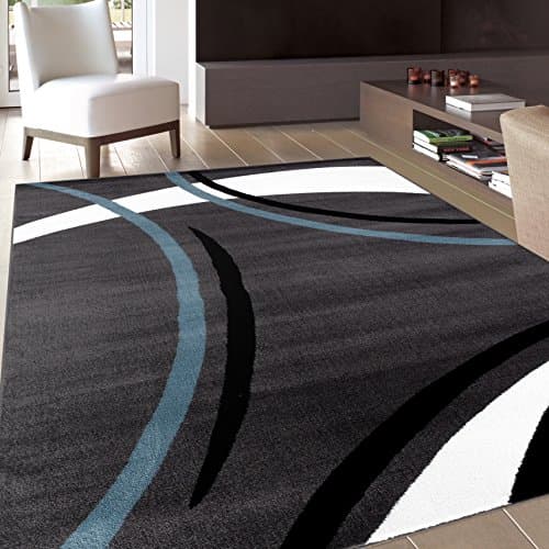 Rug Décor Modern Area Rug, 2' x 3', Gray