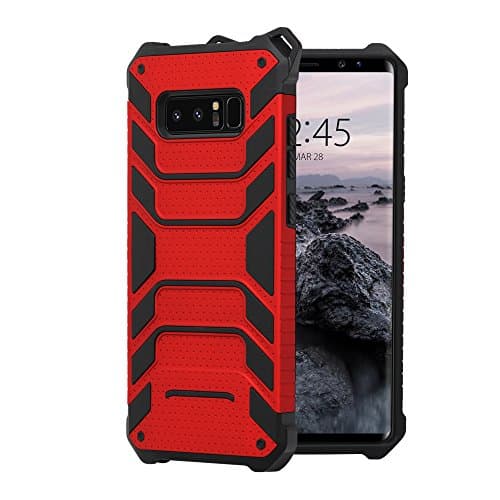 Marvotek Spider-Man Design Samsung Galaxy Note 8 Case, Shockproof Protective, Hard Shell and Rubber Shell Double Protection Red