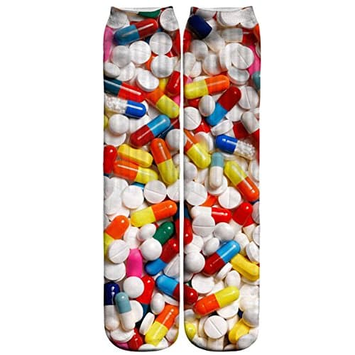 Multi Pattern Fashion Socks (Stockings, Pills)