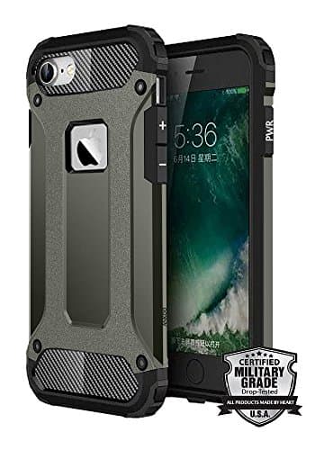 iPhone 6S Case,iPhone 6 Case,ANKOO [MILITARY GRADE] Heavy Duty Dual Layer Tough Defender Shield Case Hybrid Armor Shock Absorbing Protection Cover for Apple iPhone 6 / iPhone 6S (4.7) - Gunmetal