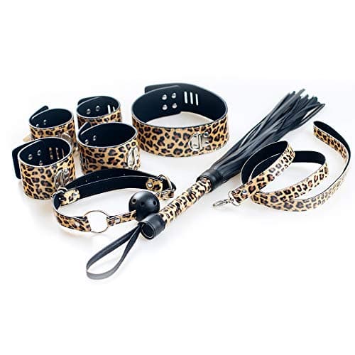 Leopard Toy Suit 5 PCS Leather Kit Special Bundled Binding Set New Yoga Plush Leather Set