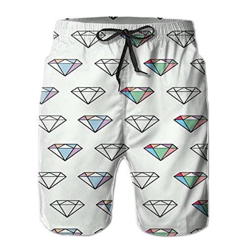 Diamond Summer Men Beach Walk Shorts